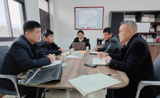 河南省有色行业协会总工程师莅公司考察3.124